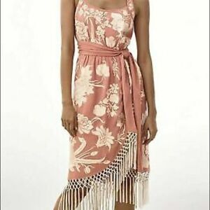 Anthropologie Lucille Dress Embroidery & Tassels